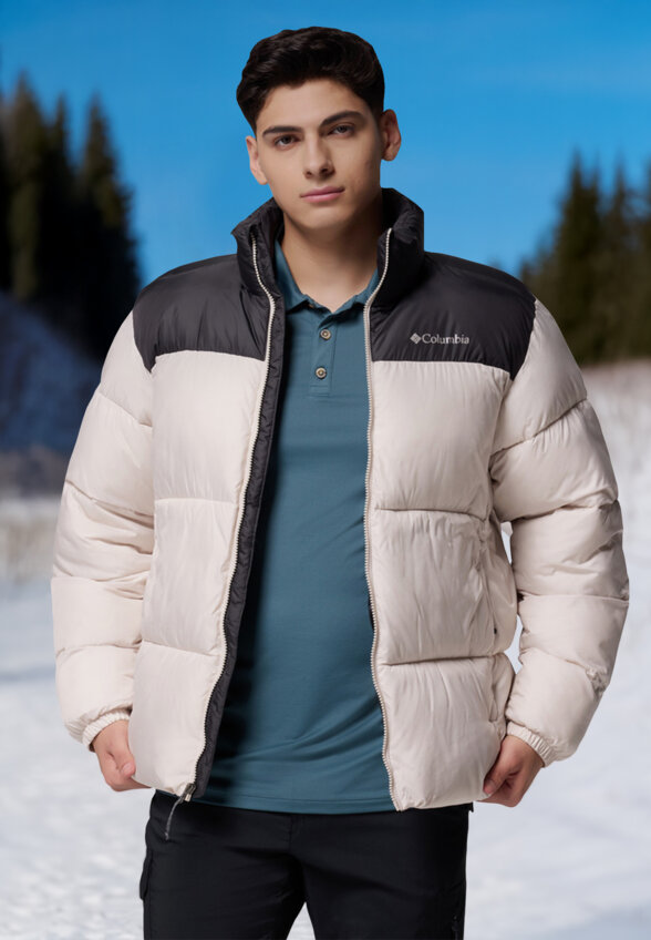 Пуховик мужской Columbia Puffect III Jacket, Бежевый