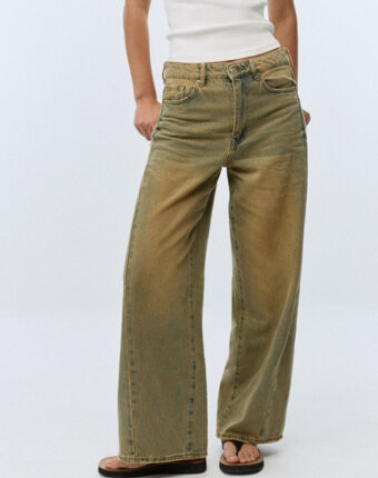 Джинсы Wide Leg с тинтом женщинам