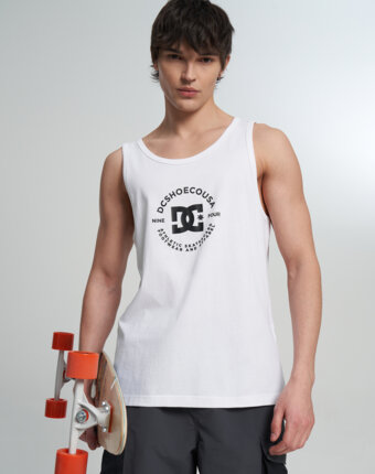 Майка мужская DC Shoes Tank Circle Star, Белый женщинам