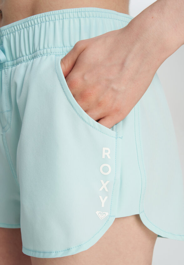 Шорты плавательные женские Roxy Roxy Wave 2, Голубой