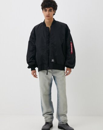 Куртка утепленная и брелок Alpha Industries мужчинам