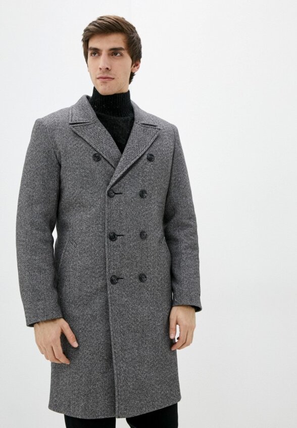 Пальто двубортное Misteks design