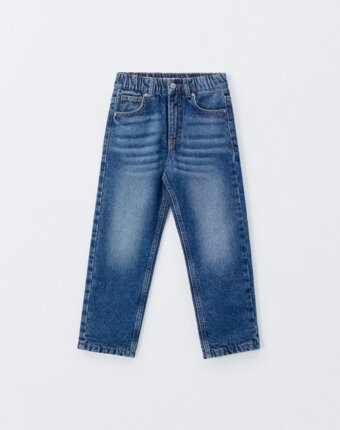 Утепленные джинсы Mom fit для девочек детям