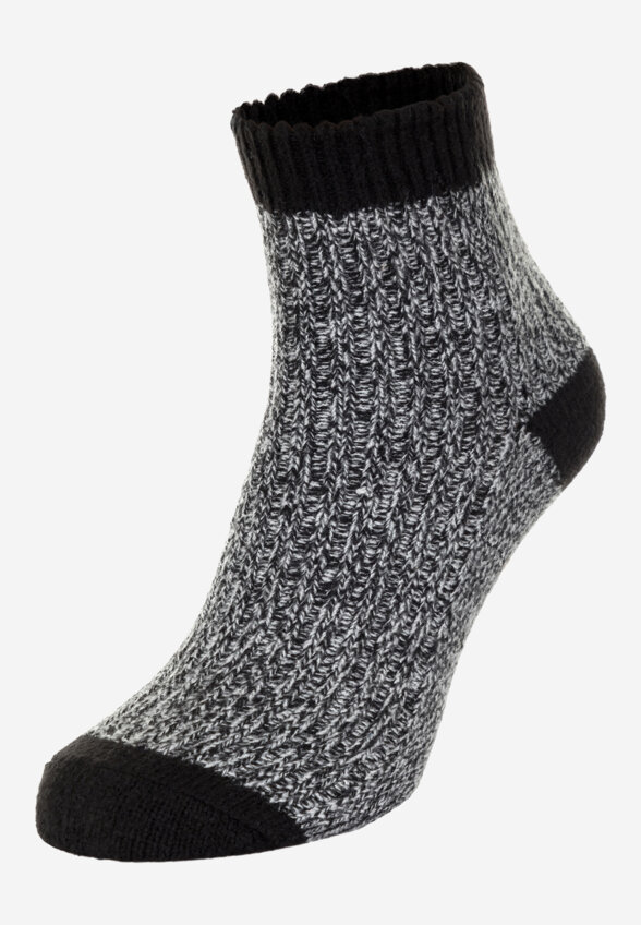 Носки женские Columbia Micro Poly Marl Rib Quarter, 1 пара, Черный