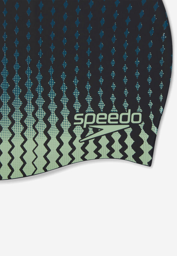 Шапочка для плавания Speedo Slogan, Черный