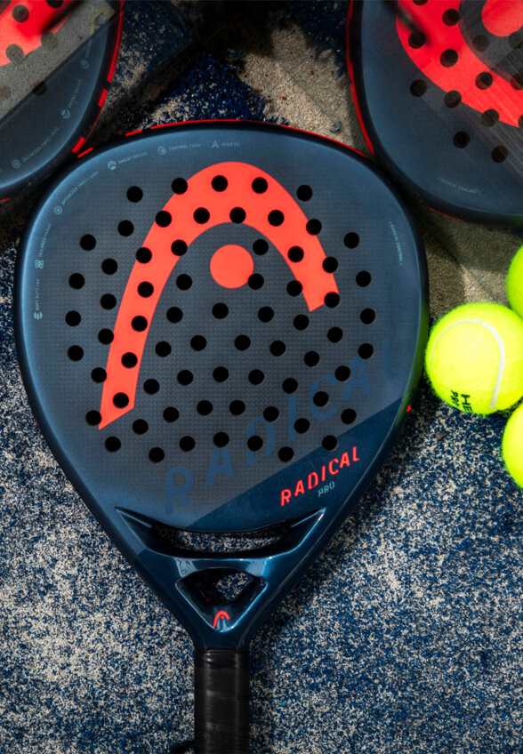 Ракетка для падел Head Radical Pro, Черный