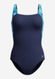 Купальник слитный женский Speedo Print Luna, Синий6  - превью