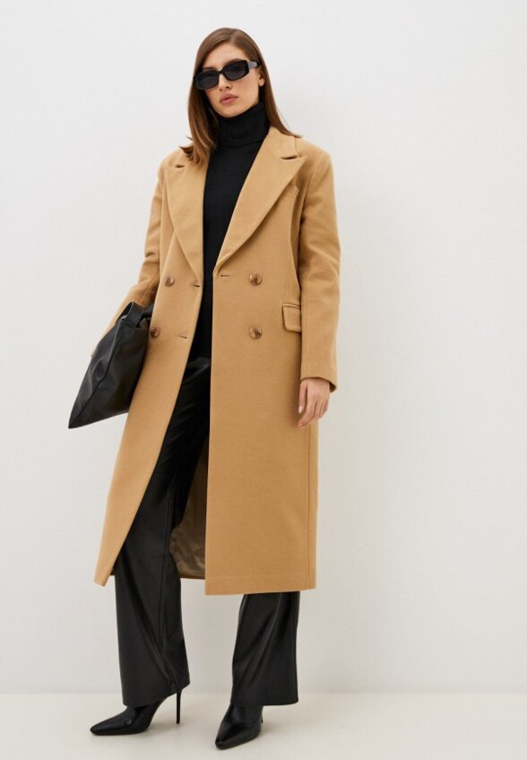 Пальто двубортное Pepen