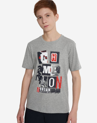 Футболка для мальчиков Champion, Серый женщинам