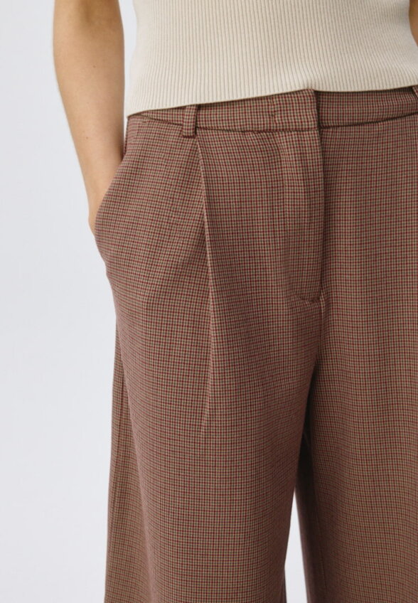 Брюки wide leg из костюмной ткани