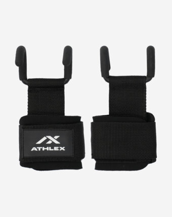 Крюки для турника и тяги Athlex, Черный женщинам
