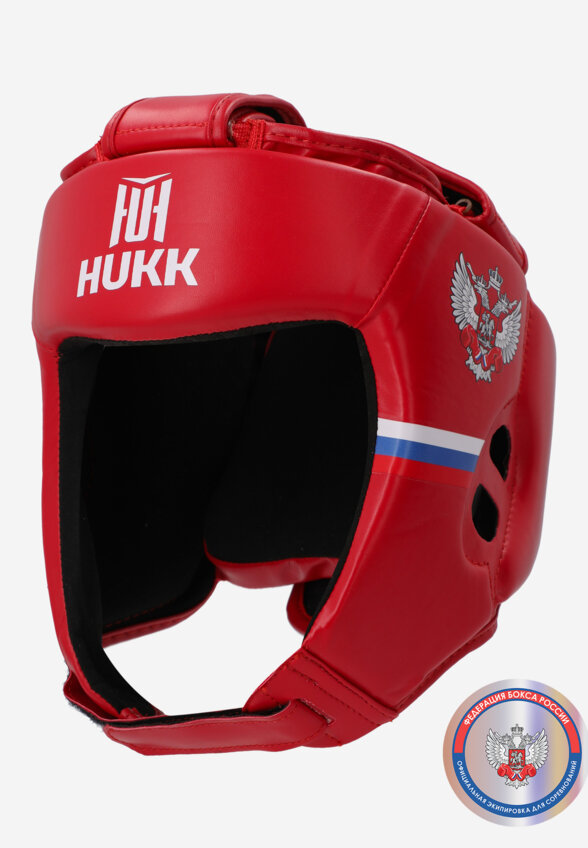 Шлем для бокса HUKK RING, Красный