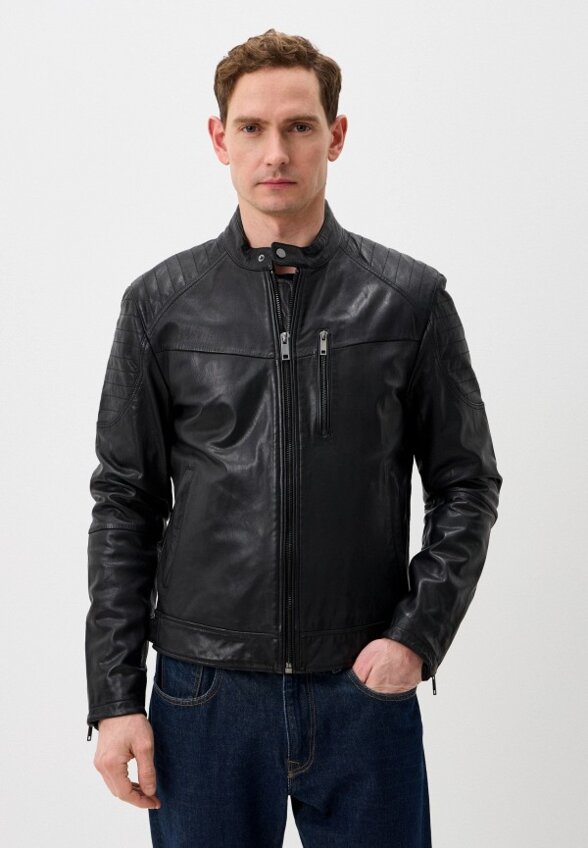 Куртка кожаная Urban Fashion for Men