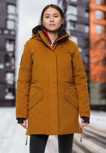 Пуховик женский Bask Iremel V4, Коричневый