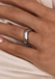 Серебряное кольцо волна гладкое MIESTILO MIE1  - превью
