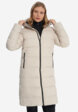 Пальто пуховое женское Jack Wolfskin Frozen Palace, Бежевый1  - превью