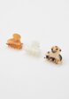 Заколки-крабы 3 шт. Perles2  - превью
