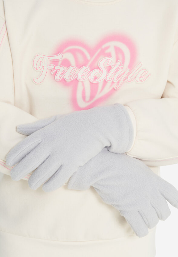 Перчатки для девочек GSD, Серый