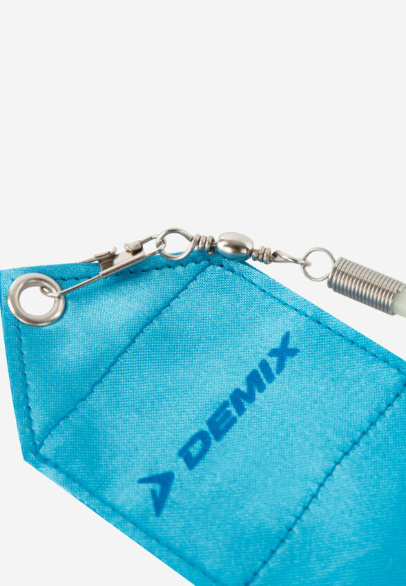 Лента гимнастическая Demix, 4 м, Голубой