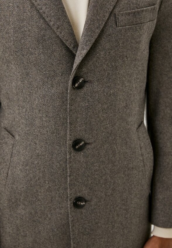 Пальто однобортное Dtmd