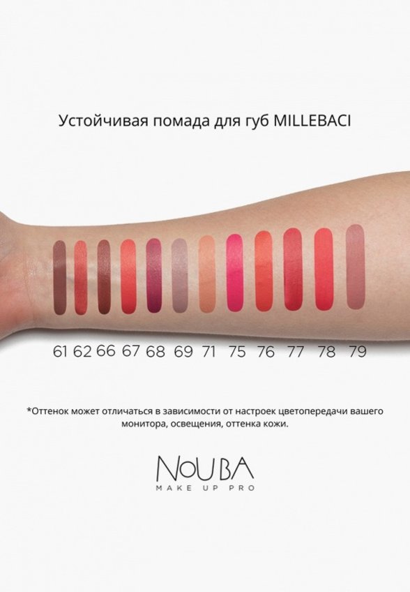 Помада жидкая Nouba