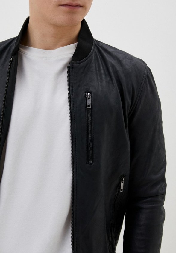 Куртка кожаная Urban Fashion for Men
