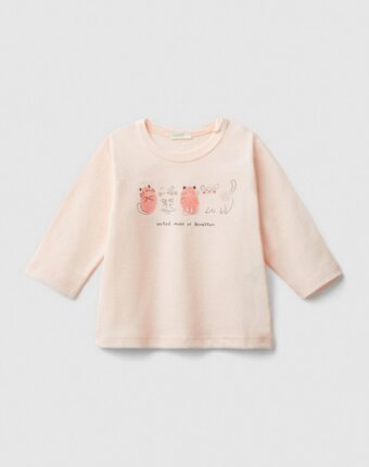 Лонгслив United Colors of Benetton детям