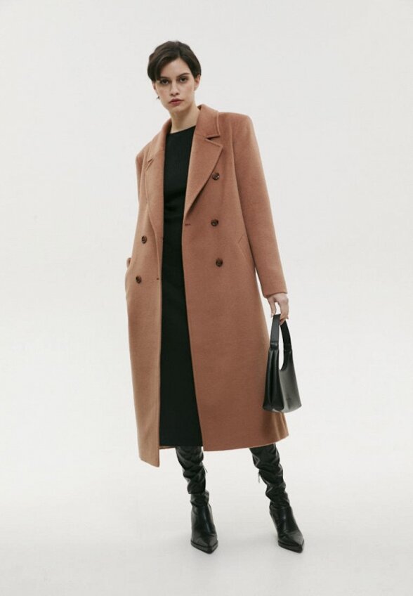 Пальто двубортное Eterlique