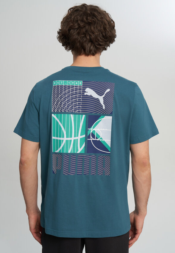 Футболка мужская PUMA, Зеленый