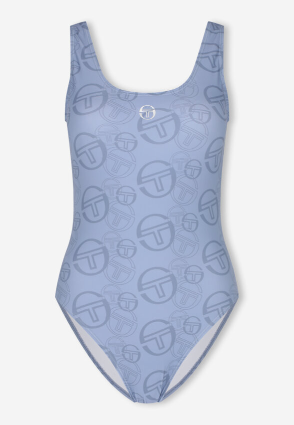 Купальник слитный женский Sergio Tacchini, Голубой