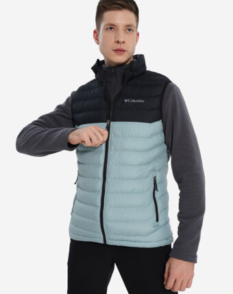 Жилет утепленный мужской Columbia Powder Lite II Vest, Голубой женщинам