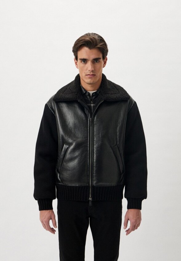 Куртка кожаная Iceberg
