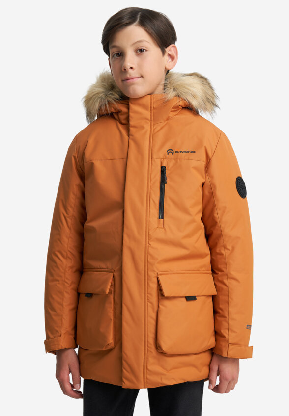 Пуховик для мальчиков Outventure, Коричневый