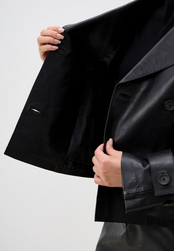 Куртка кожаная Снежная Королева