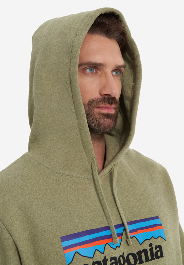 Худи мужское Patagonia Logo Uprisal, Зеленый
