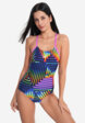 Купальник слитный женский Speedo Alov, Фиолетовый2  - превью