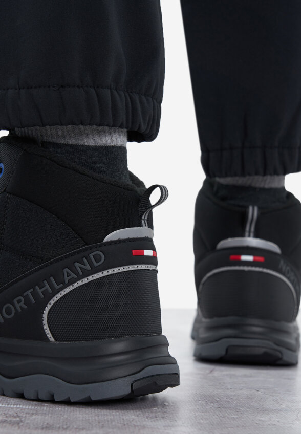 Ботинки утепленные для мальчиков Northland Moose Mid Ny 2, Черный