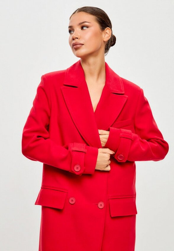 Пальто двубортное Rizzle