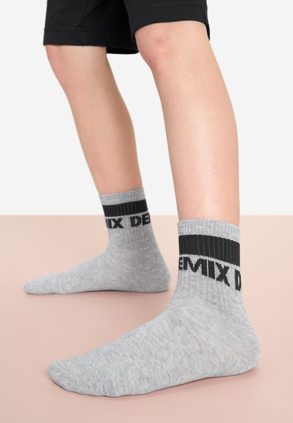 Носки для мальчиков Demix, 3 пары, Серый