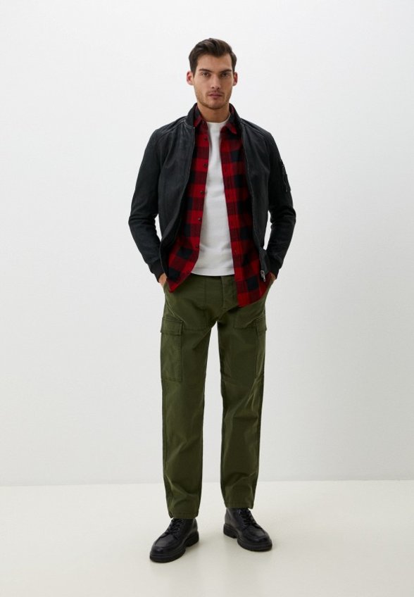Куртка кожаная Urban Fashion for Men