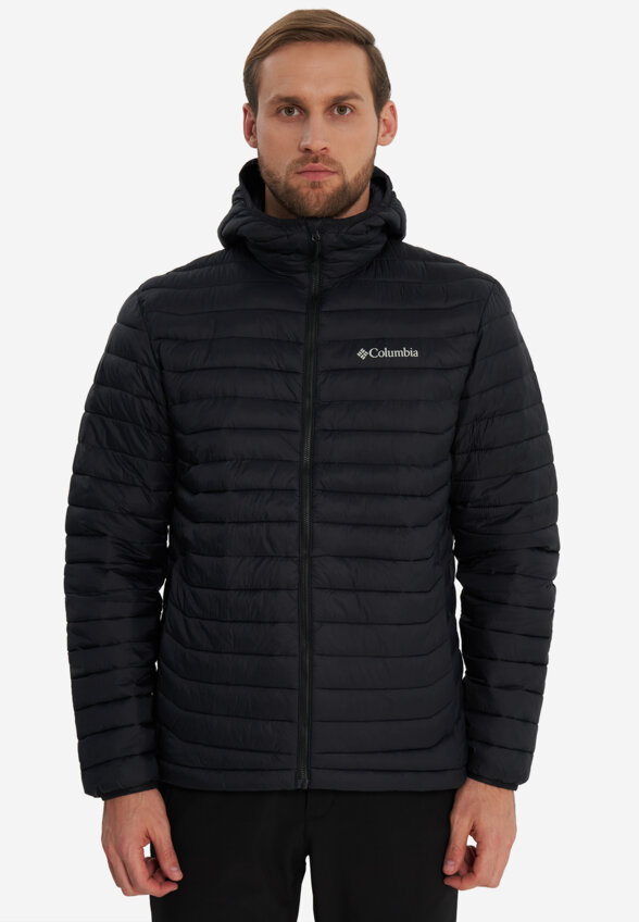Ультралегкий пуховик мужской Columbia Powder Pass Hooded Jacket, Черный
