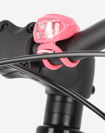 Фонарь велосипедный передний габаритный Cyclotech CFL-4, Розовый