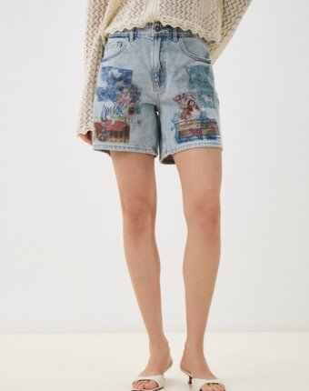 Шорты джинсовые Desigual женщинам