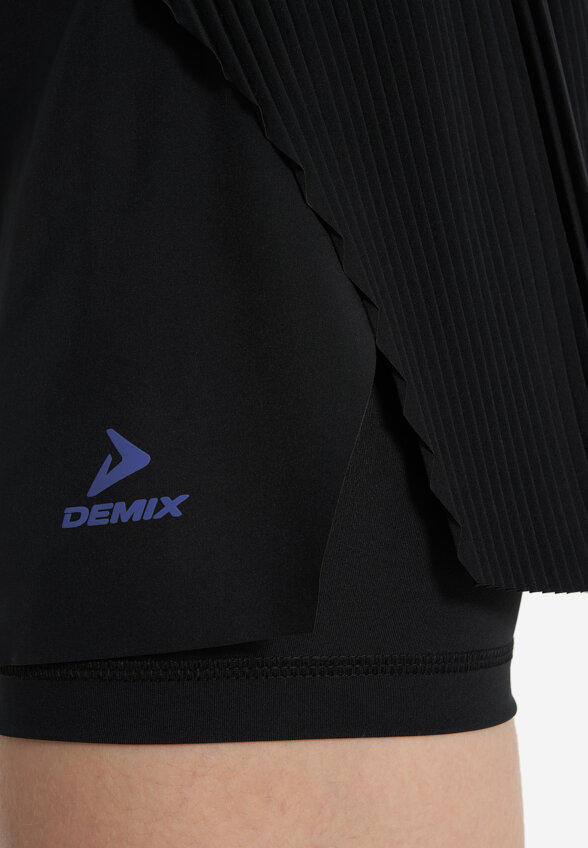 Юбка-шорты женская Demix Running Tech, Черный
