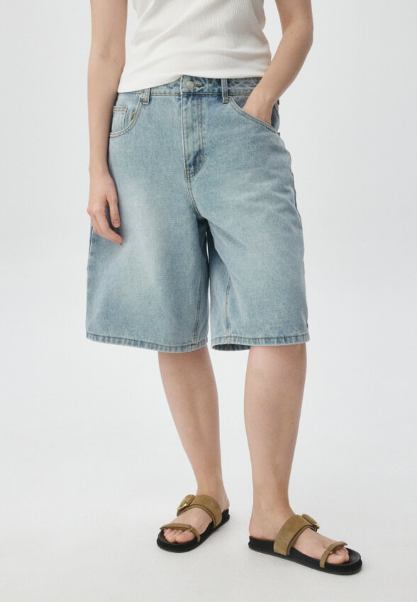 Джинсовые шорты LOOSE BERMUDA