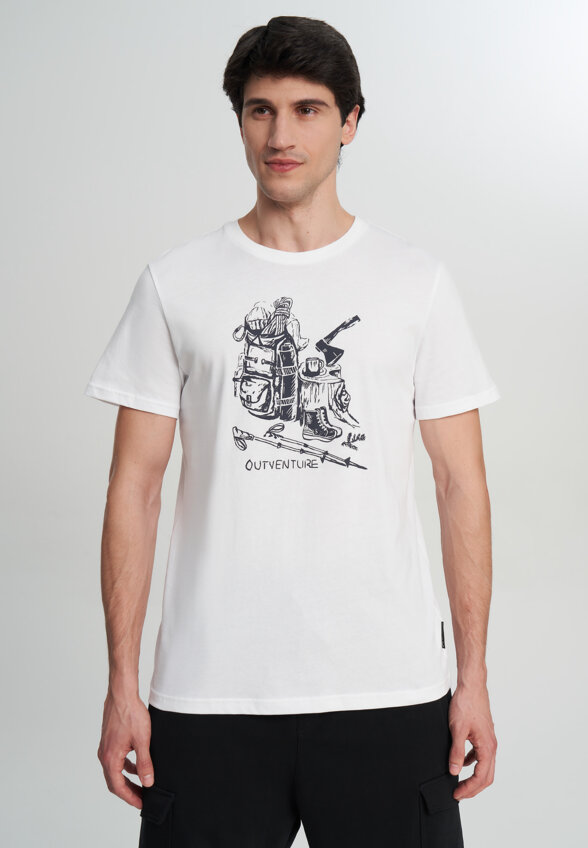 Футболка мужская Outventure, Белый