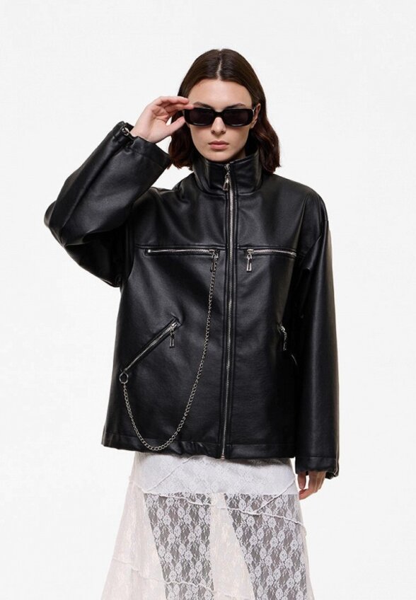 Куртка кожаная Merclo