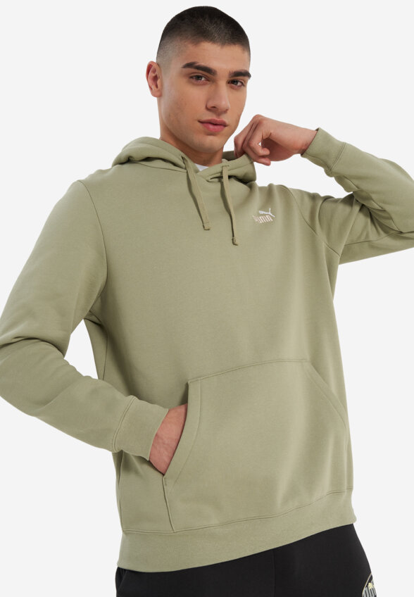 Худи мужское PUMA Ess 2 Color Small No. 1 Logo, Бежевый