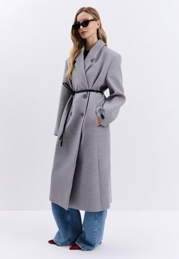 Пальто двубортное Top Top