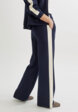 Прямые брюки из пике с лампасами5  - превью